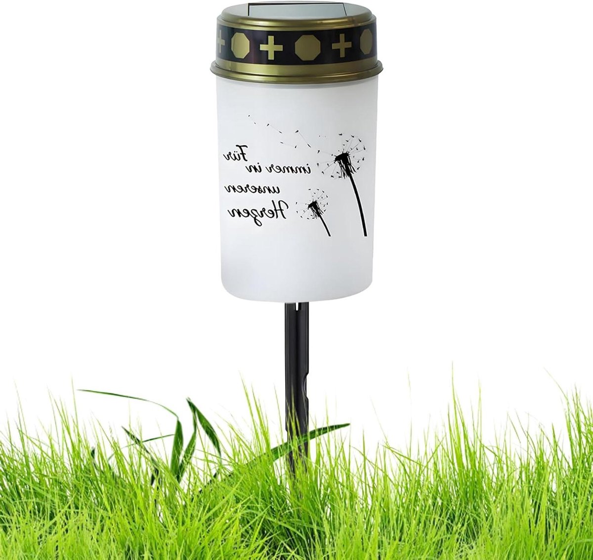 LED Tuin Kaarslamp - Grafverlichting Pad Decoratie - Sfeer Creëren - Knipperend Vlam Effec