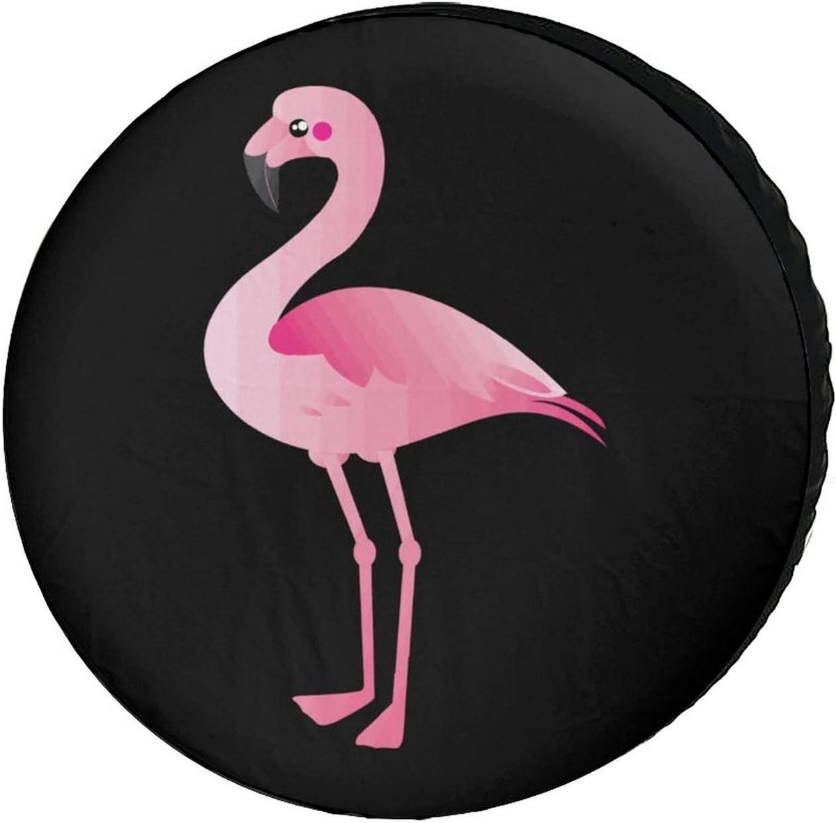 Reserveband Cover - Bandenhoes - Voertuig Beschermen - Waterdicht Polyester - 16 inch - Flamingo Print
