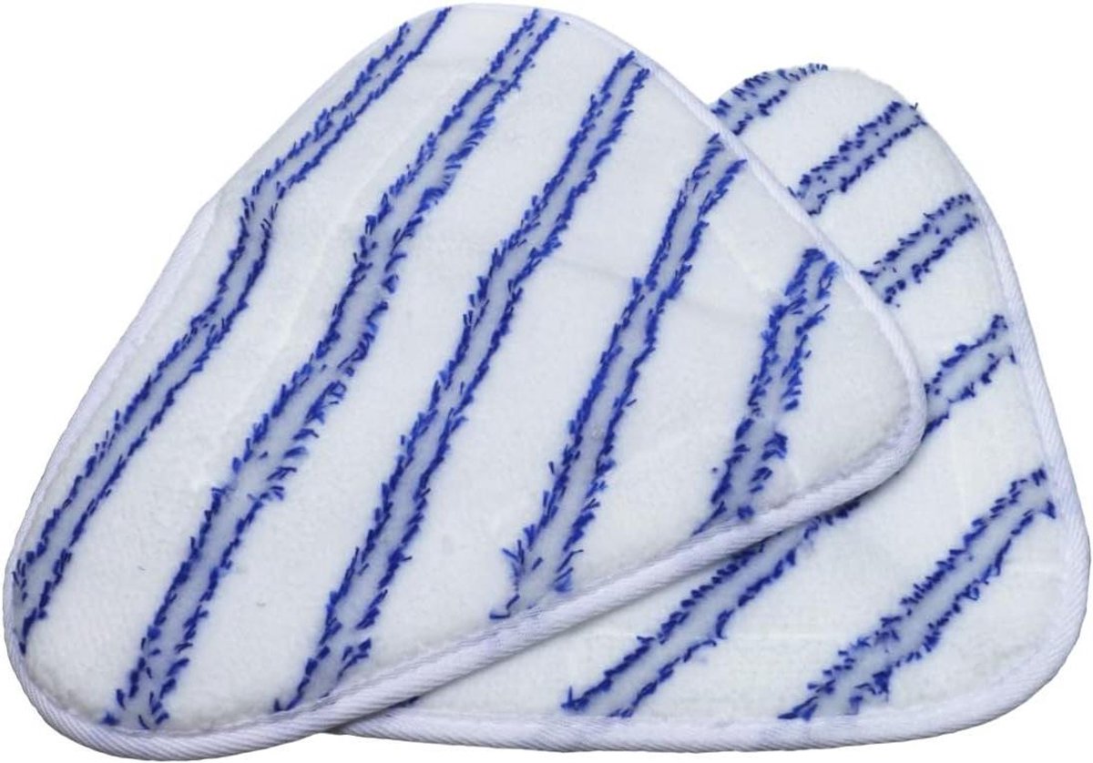 Microvezeldoek Reinigingspads - Stoomreiniger Pads - Vloeren Schoonmaken - Specifiek Ontworpen - Pak van 2 - Wit
