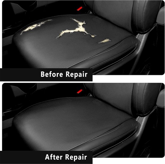 Kunstleer Reparatie Patch - Zelfklevend Flicken - Meubels Herstellen - Ademende Perforatie - 40x150cm - Zwart — afbeelding 2