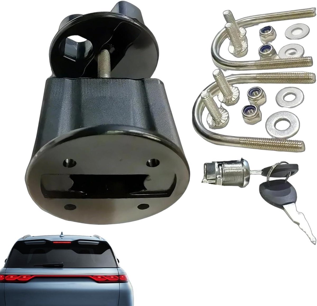 Olietank slot - Bevestiging houder - Motorfiets veiligheid - Roestvrij staal - 250 gram - Zilver