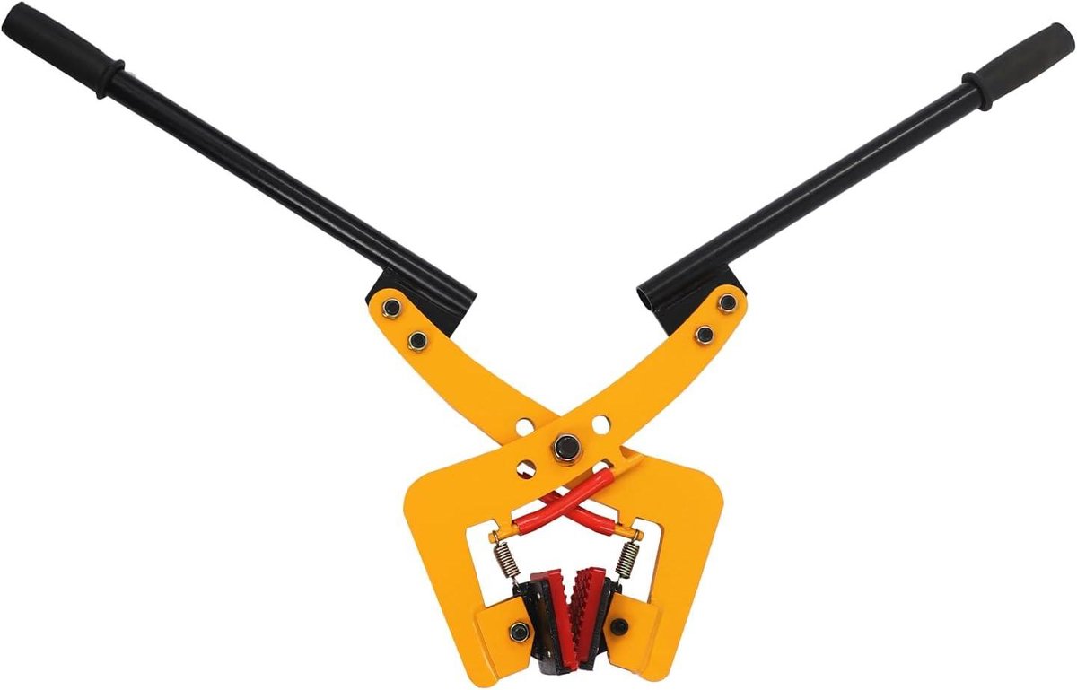 Stoeprandtang - Steenheffer - Stenen Verplaatsen - Werkbesparend Ontwerp - 4-18 cm - Geel