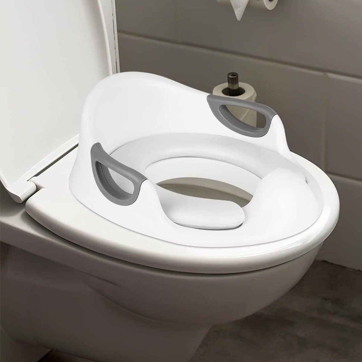 Toiletverkleiner - Kinder toiletring Potje - Zindelijkheidstraining - Antislip en comfortabel - Universeel - Wit