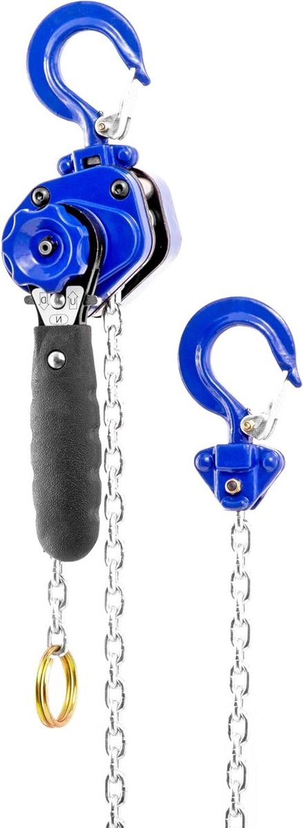 Hand Kettingtakel - Hefwerktuig Takel - Lasten Hefen - Aluminium Behuizing - 500 kg 3 m - null