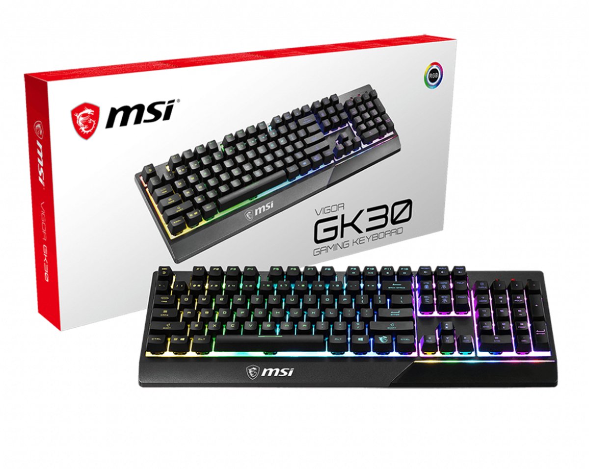 MSI Vigor GK30 toetsenbord  US Layout