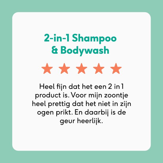 Naïf Kids - 2-in-1 Shampoo en Body Wash - 2x250ml van Merkloos — afbeelding 3