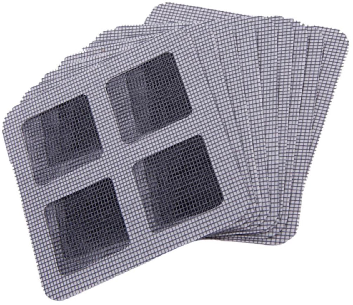Reparatietape Raam - Horren Reparatie - Gaten Dichten - Zelfklevend - 21 Stuks - Zwart