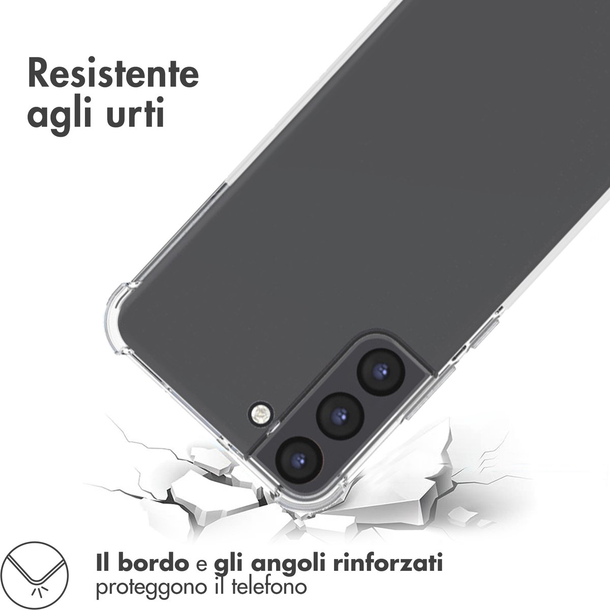 imoshion Hoesje - Geschikt voor Samsung Galaxy S22 Plus - Shockproof Case - Transparant