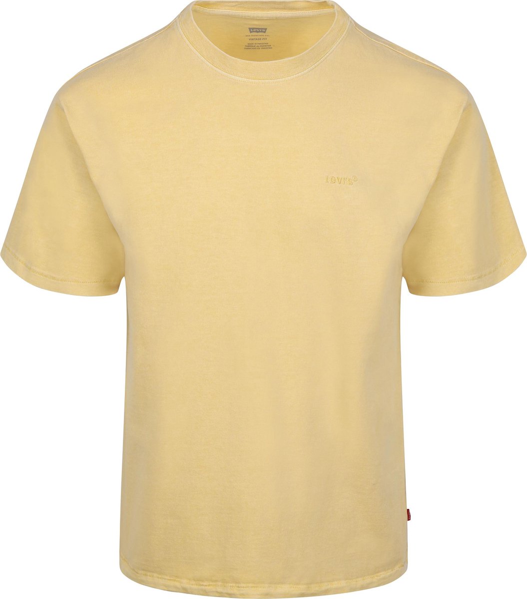 Levi’s T-Shirt Vintage – Heren Casual T-shirts Geel