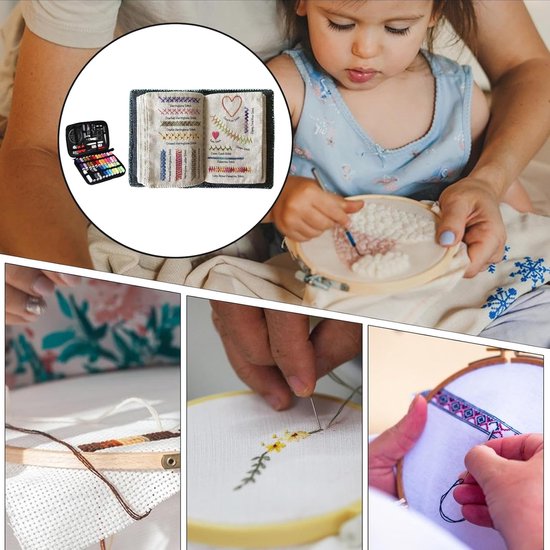 Borduursteekboek - Naaihandleiding Handwerk - Creatief Leren - 86 of 106 Steken - 20.5 x 15.5 cm - Niet gespecificeerd — afbeelding 5