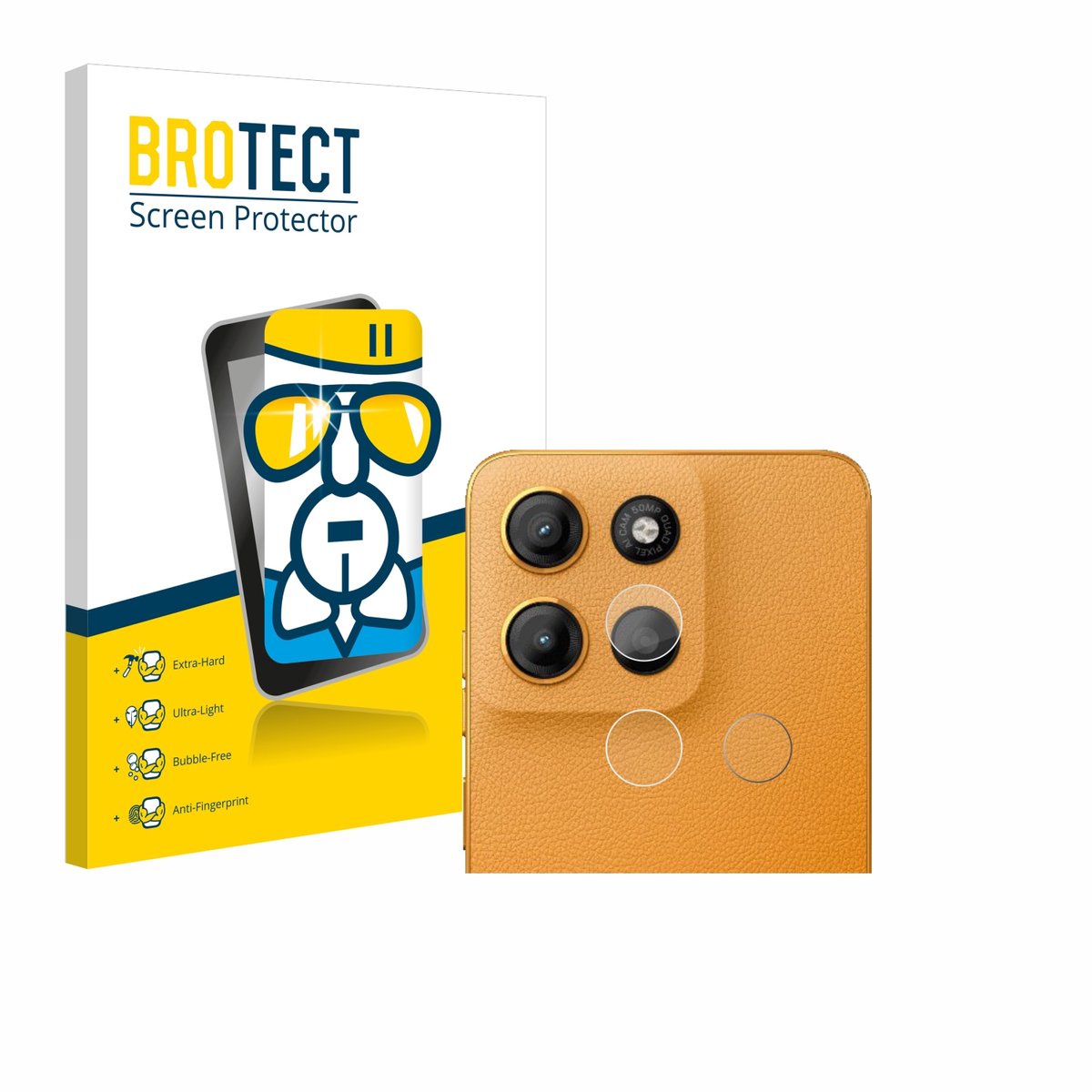 Screenprotector voor Motorola Moto G15 (ALLEEN Camera Lens) Beschermglas transparant