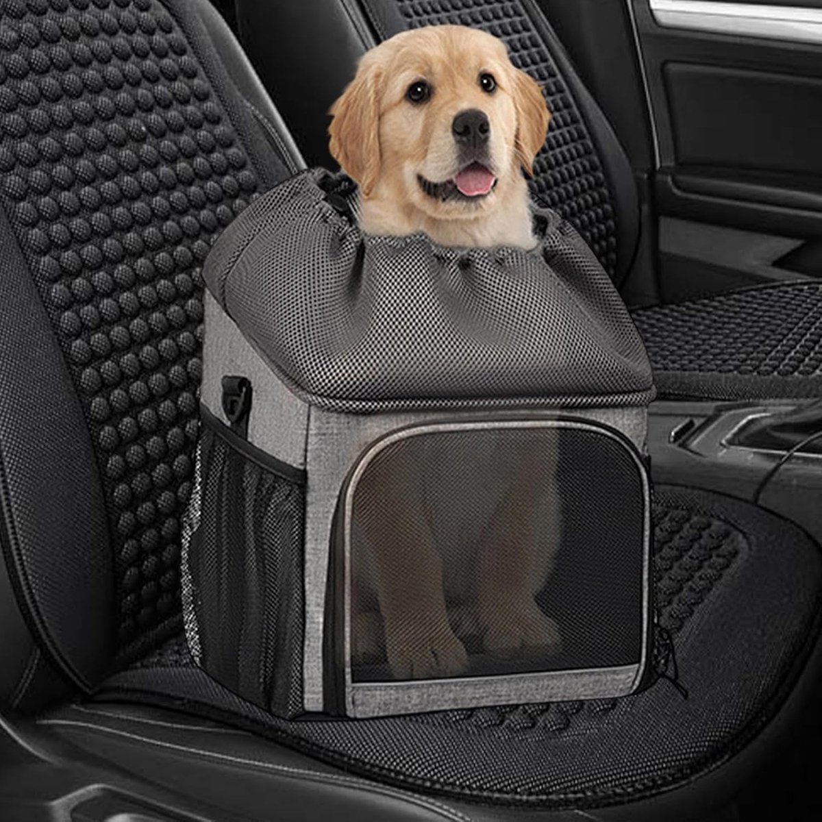 Honden Fietsmand - Fietsaccessoire Hond - Vervoer Huisdier - Ademend Mesh - 30.5x26x35.5cm - Enkel kenmerk