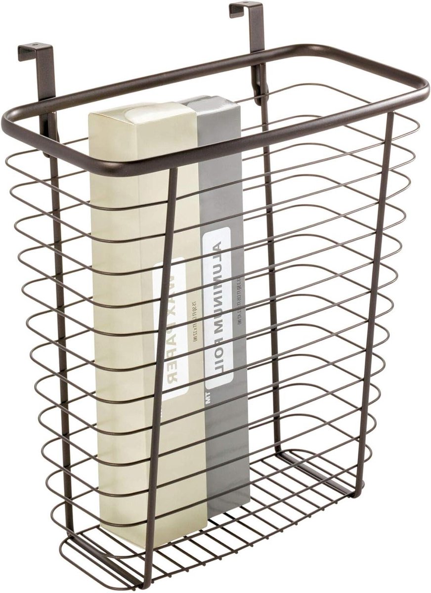 Prullenbak Badkamer - Afvalbak Douche - Afval Opruimen - Zuigmontage - 11 Liter - Brons