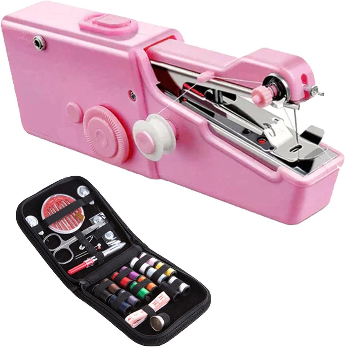 Handheld Naaimachine - Draagbare Naaimachine Mini - Snel Kleding Repareren - Compact en Draadloos