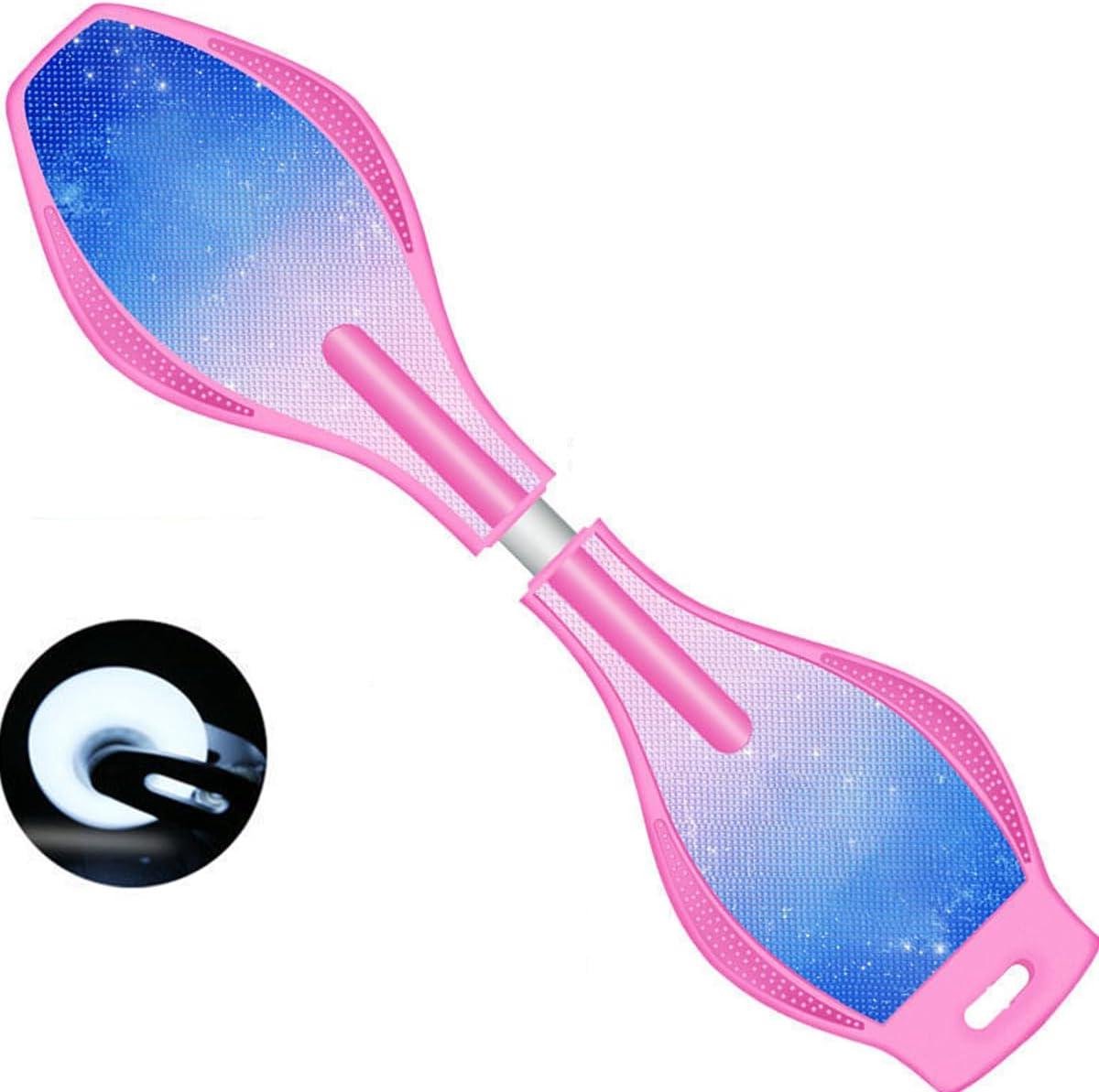 Waveboard met LED-wielen Street surfer Casterboard Buiten spelen Dubbele decks 52 mm wielmaat Nebula Nebla