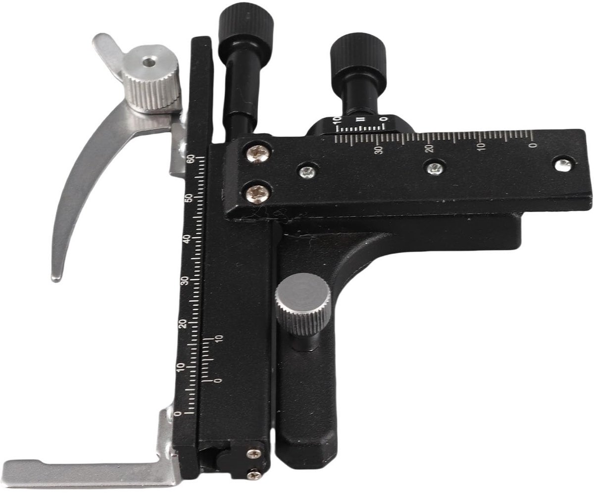Allecto - Professioneel Attachable Mechanisch Microscoop - Beweegbaar Stadium - Hoge precisie en eenvoudig te gebruiken - Microscooptoebehoren - Id...