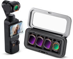 Magnetisch ND Filter Set voor DJI Osmo Pocket 3, 4-delige CPL en ND Filters, Verbeter je Videokwaliteit en Creativiteit met Aluminium Frame