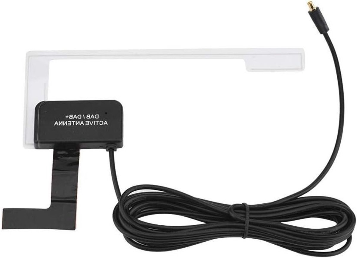 DAB Digital Car Radio Antenna Glass Mount MCX Plug - High Quality Signal Booster .