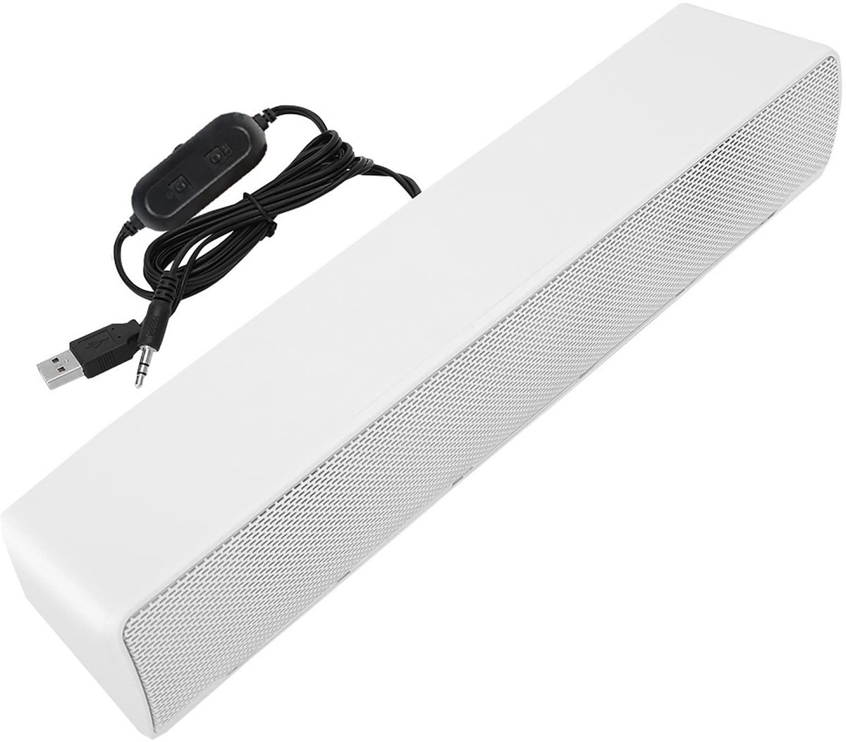 Allecto - Soundbar PC Speakers - Mini Geluidsbox - Draagbaar en Compact - USB-aansluiting - Ideaal voor TV en Laptop - 3D Surround Sound
