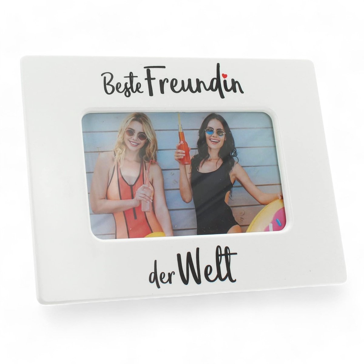 Allecto - Fotolijst Beste Vriendin - Vriendschapslijst voor Foto 13 x 8 cm - Praktisch Souvenir - Kleur Beste Vriendin - Bescherming tegen Stof en ...