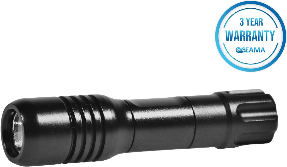 Oceama Guppy Pro - Duiklamp - Zaklamp voor onderwater - LED 700 - Zwart