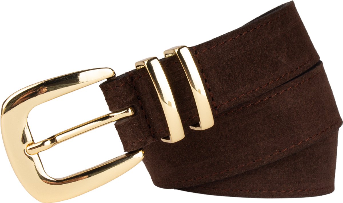 Legend Dames - Leren riem - Bruin - 80cm