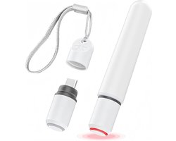 Draagbaar apparaat voor de behandeling van insectenbeten, elektrische pen tegen jeuk bij muggenbeten, oplaadbaar C-type apparaat tegen jeuk bij muggenbeten, 500mAh apparaat tegen jeuk voor buitengebruik.