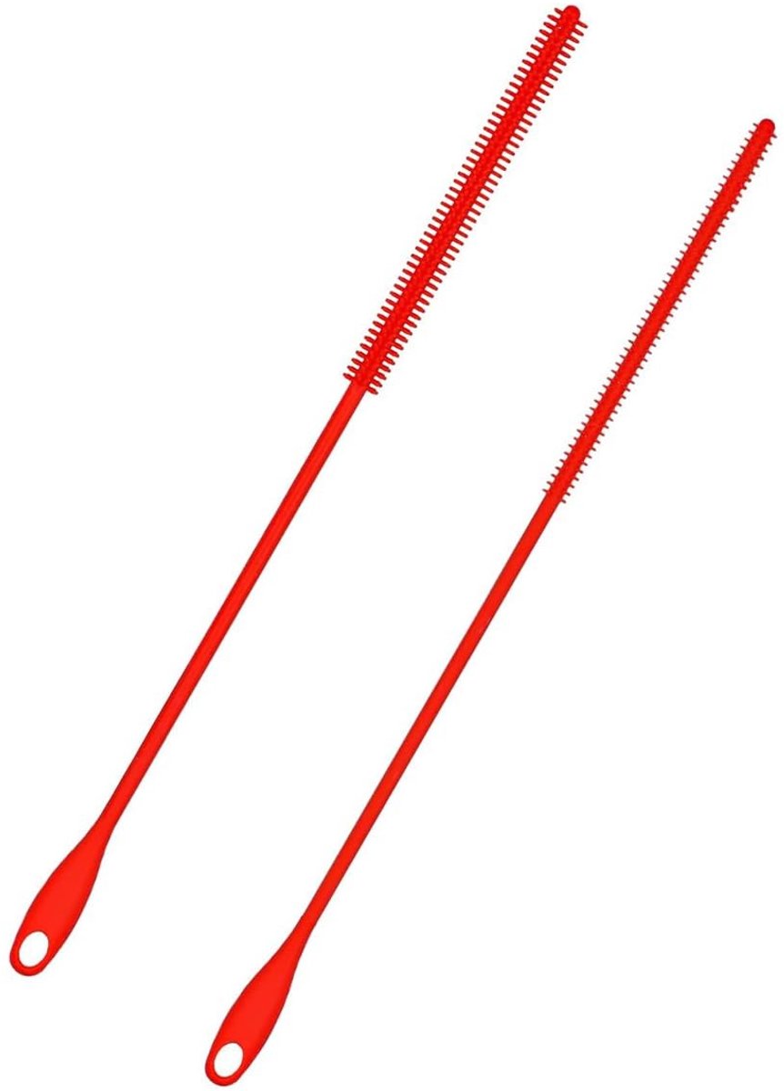 Allecto - Silicone Rietjes - Langdurige en Flexibele Rietjes Cleaner - Inclusief Borstels - Duurzaam en herbruikbaar - Milieuvriendelijk - Geschikt...
