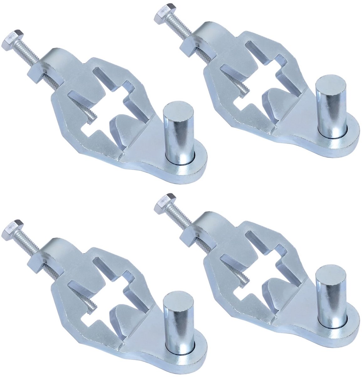 Allecto - Heavy Duty T-Post Hinge Pins - Duurzame Poort Hangers - 2 Stuks - Voor Boerderij en Tuin - Robuuste Bevestiging - Ideaal voor Buitengebru...