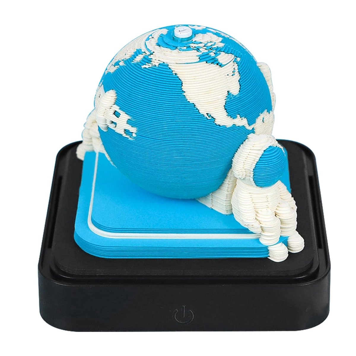 Allecto - 3D Aarde Memo Pad - Uniek 3D Kalender - Voor Thuis en Kantoor - Creatieve Notitie - Handig en Functioneel - Perfect voor Organisatie - 2026