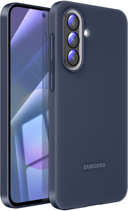 Samsung Galaxy A57 Siliconen Back Cover Donkerblauw