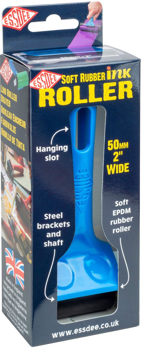 Essdee Soft Rubber Ink Roller 50mm