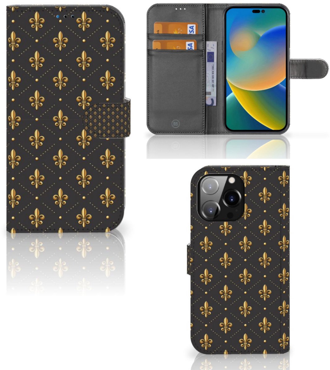 iPhone 14 Pro Max Telefoon Hoesje Franse Lelie