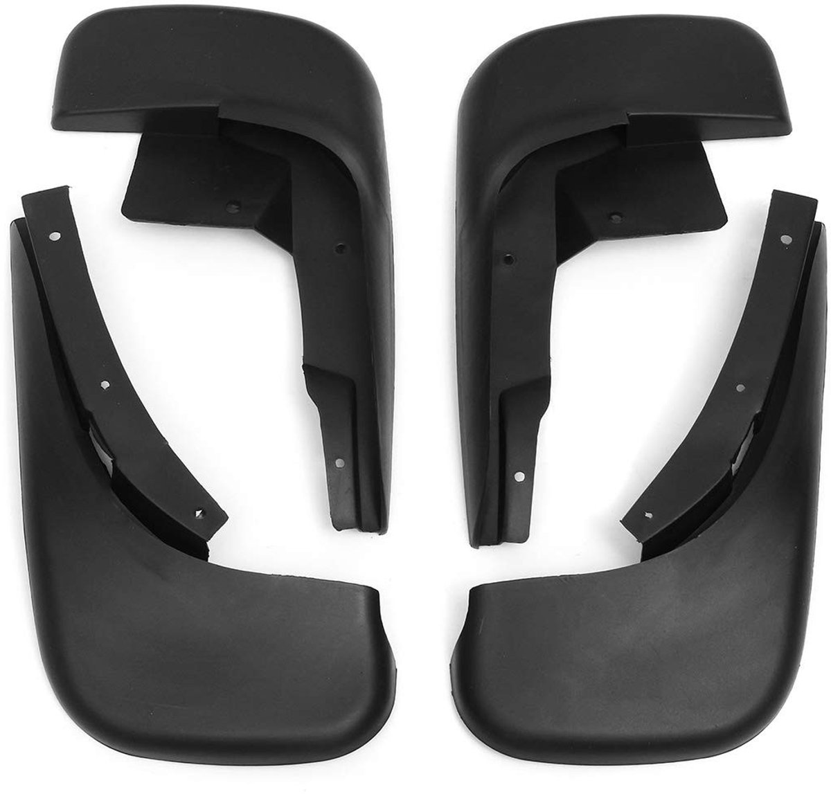 Cosensi - Car fenders - Volkswagen Polo - Bescherming tegen vuil - Zwart - Mudguards - Bescherm je auto - Geschikt voor VW Polo Mk4 9N3