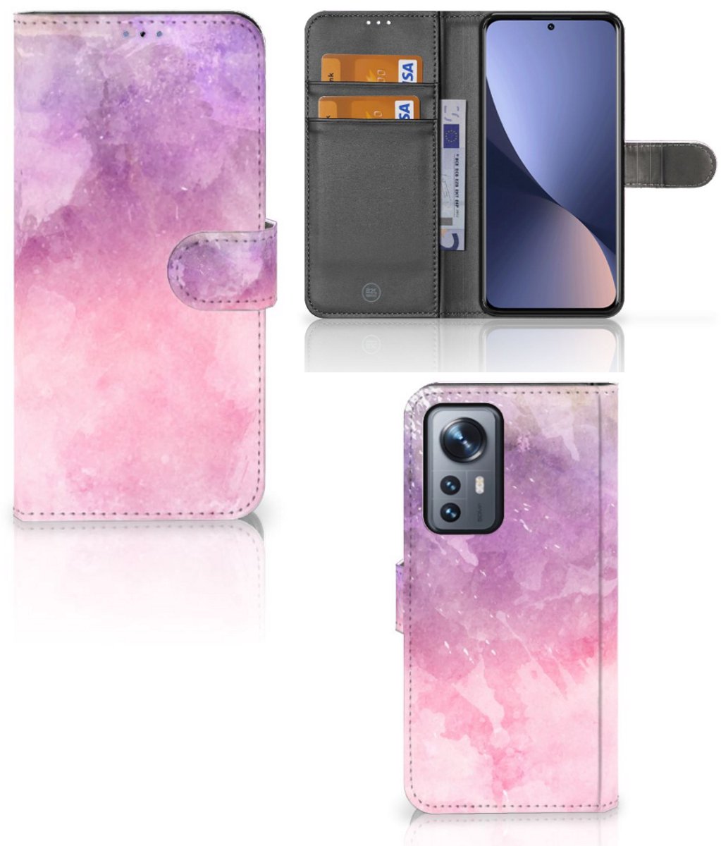 Hoesje Xiaomi 12 Pro Pink Purple Paint