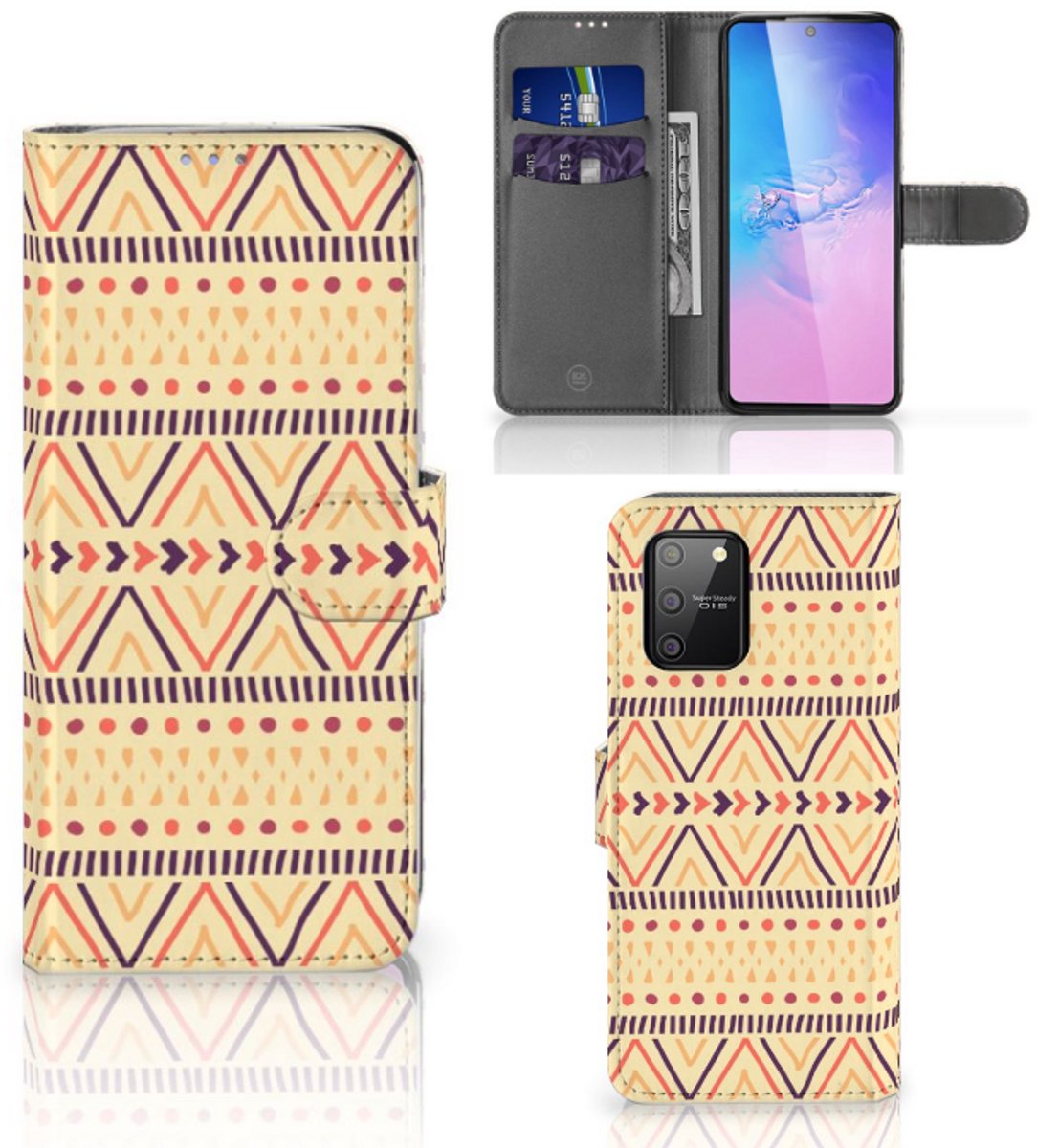 Samsung S10 Lite Telefoon Hoesje Aztec Yellow