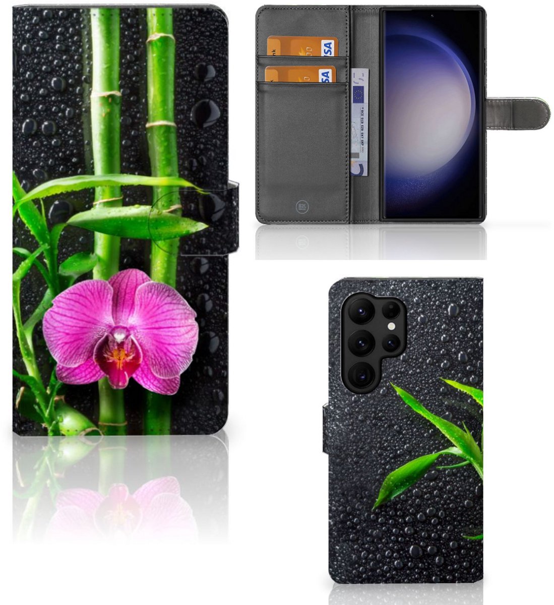 Samsung Galaxy S23 Ultra Hoesje Orchidee