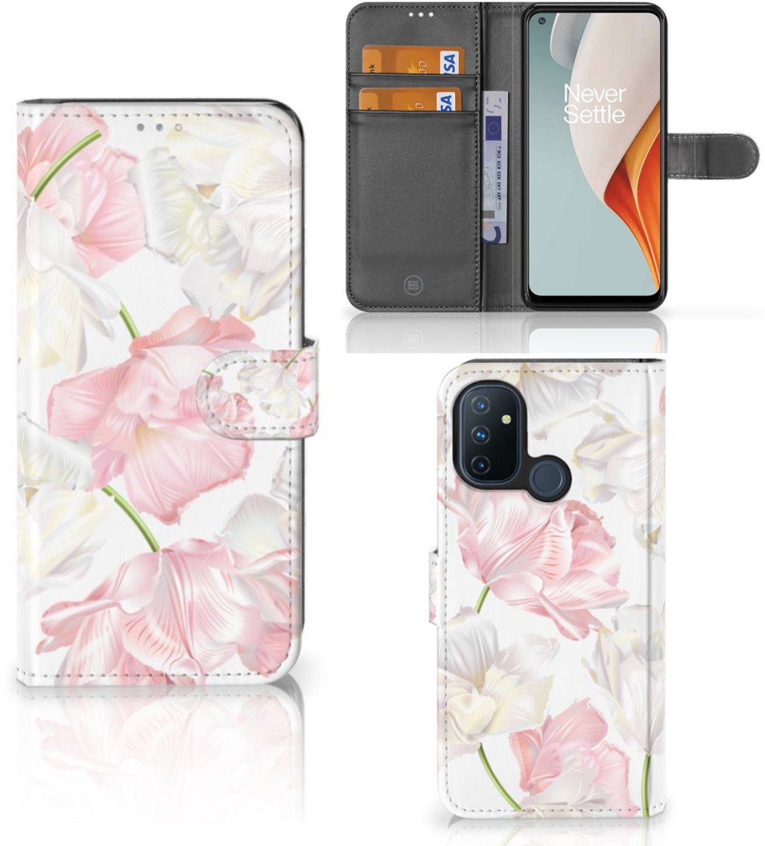 OnePlus Nord N100 Hoesje Lovely Flowers