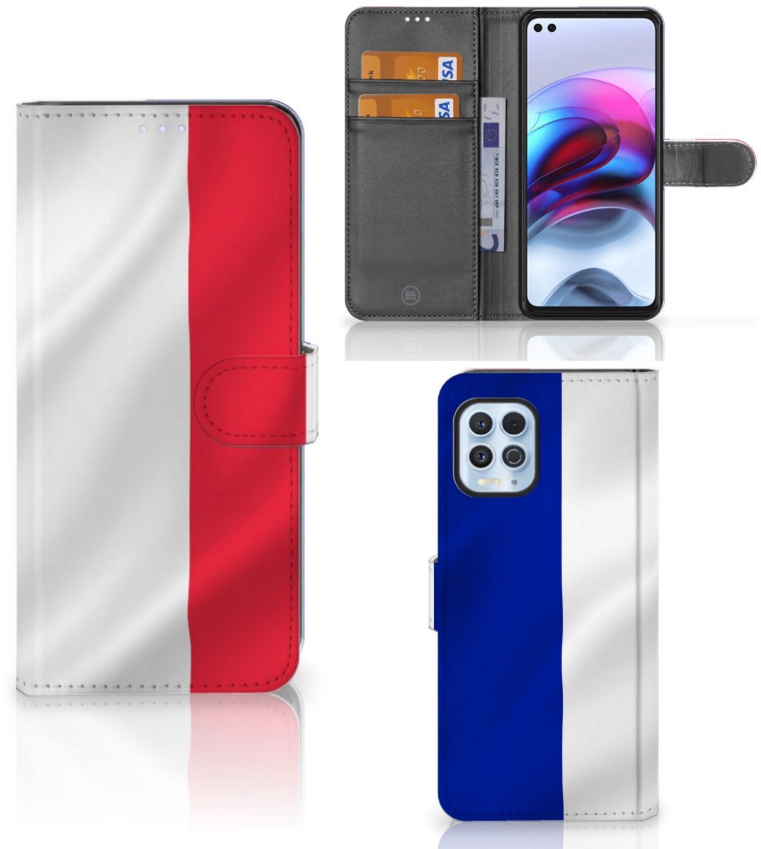 Motorola Moto G100 Bookstyle Case Frankrijk