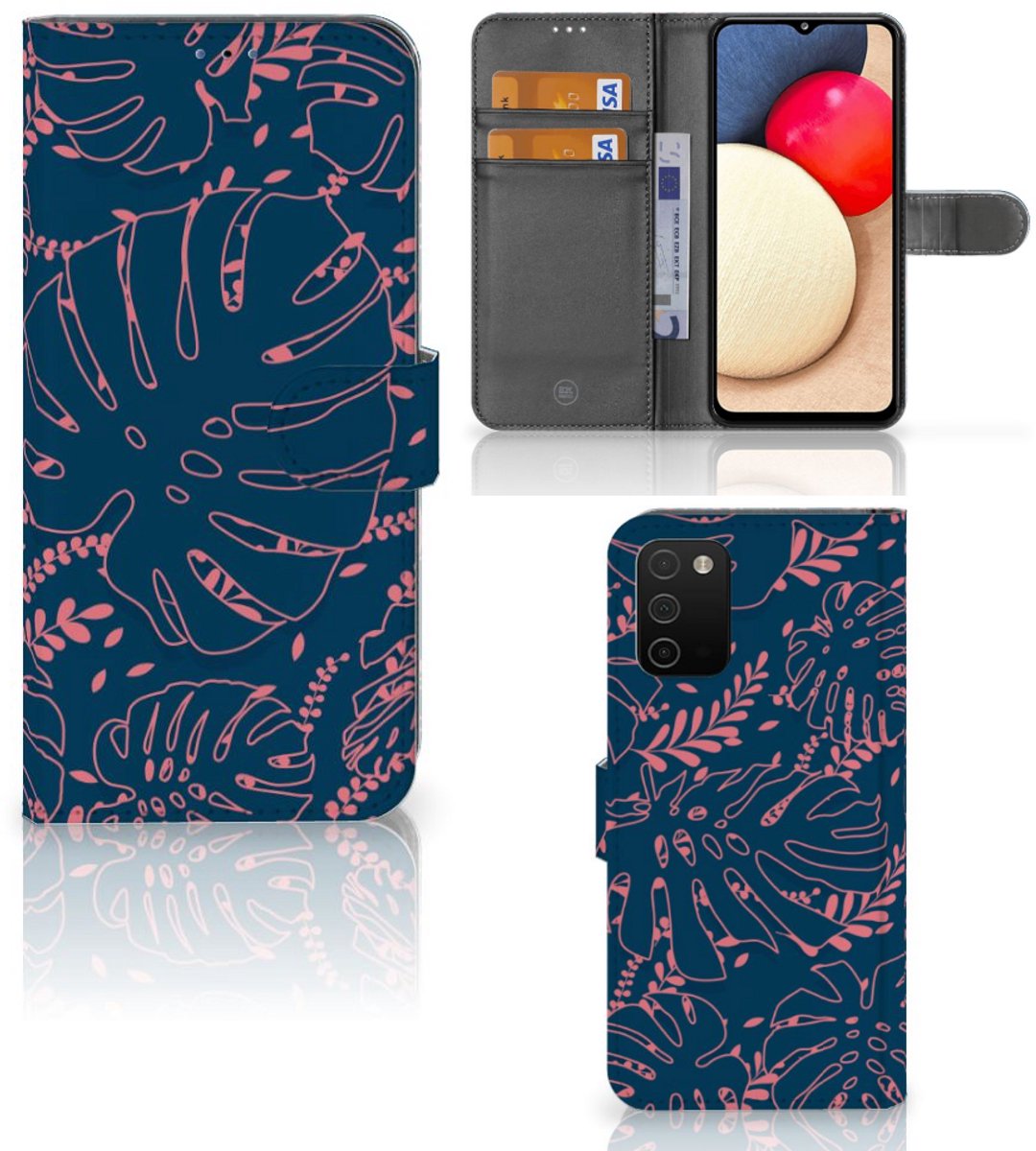 Samsung Galaxy A03s Hoesje Palm Leaves