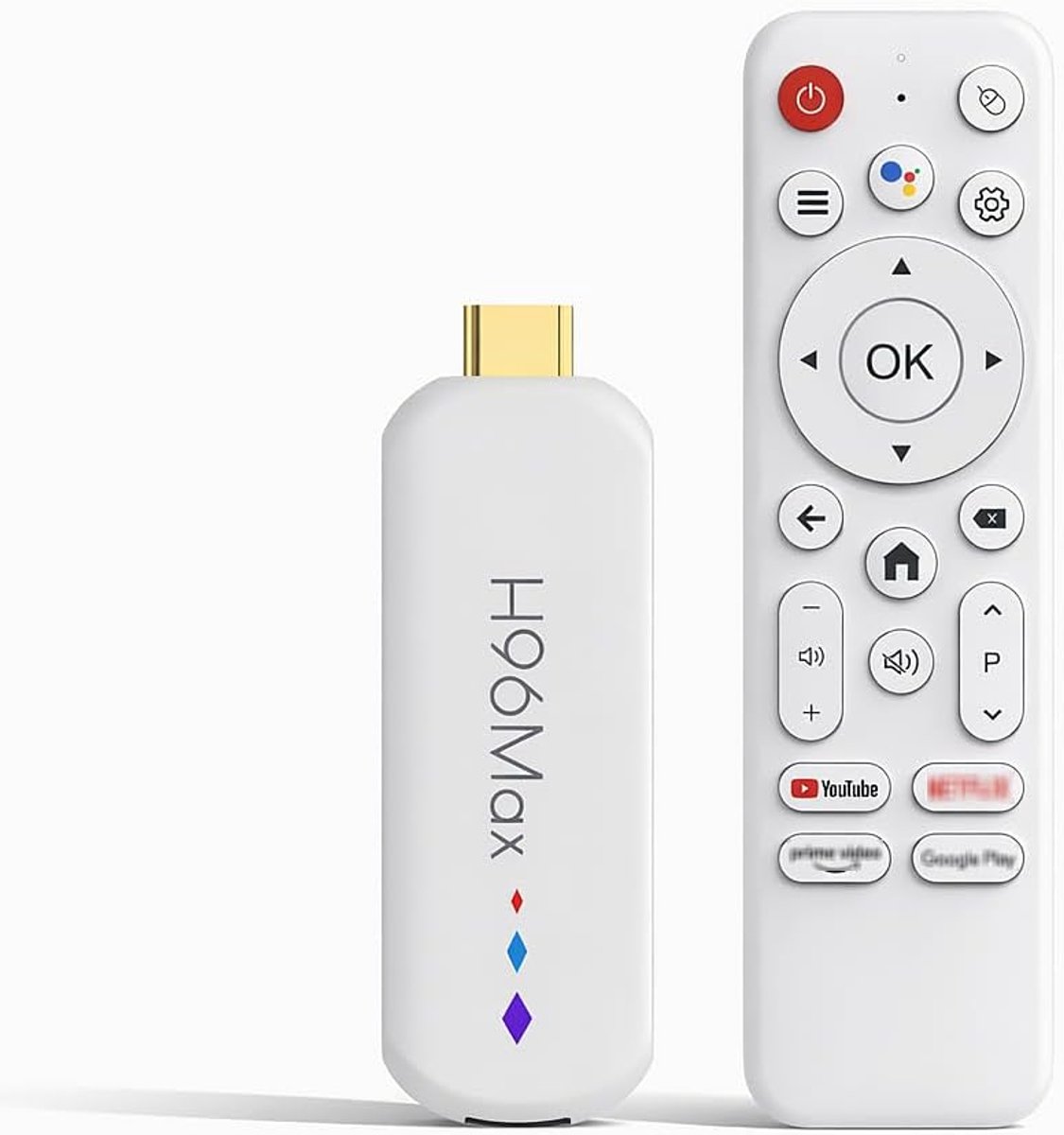 Smart TV Stick - Android Media Player - Streamen Thuis - WiFi 6 Connectiviteit - 7.77 x 3.06 cm - Zwart