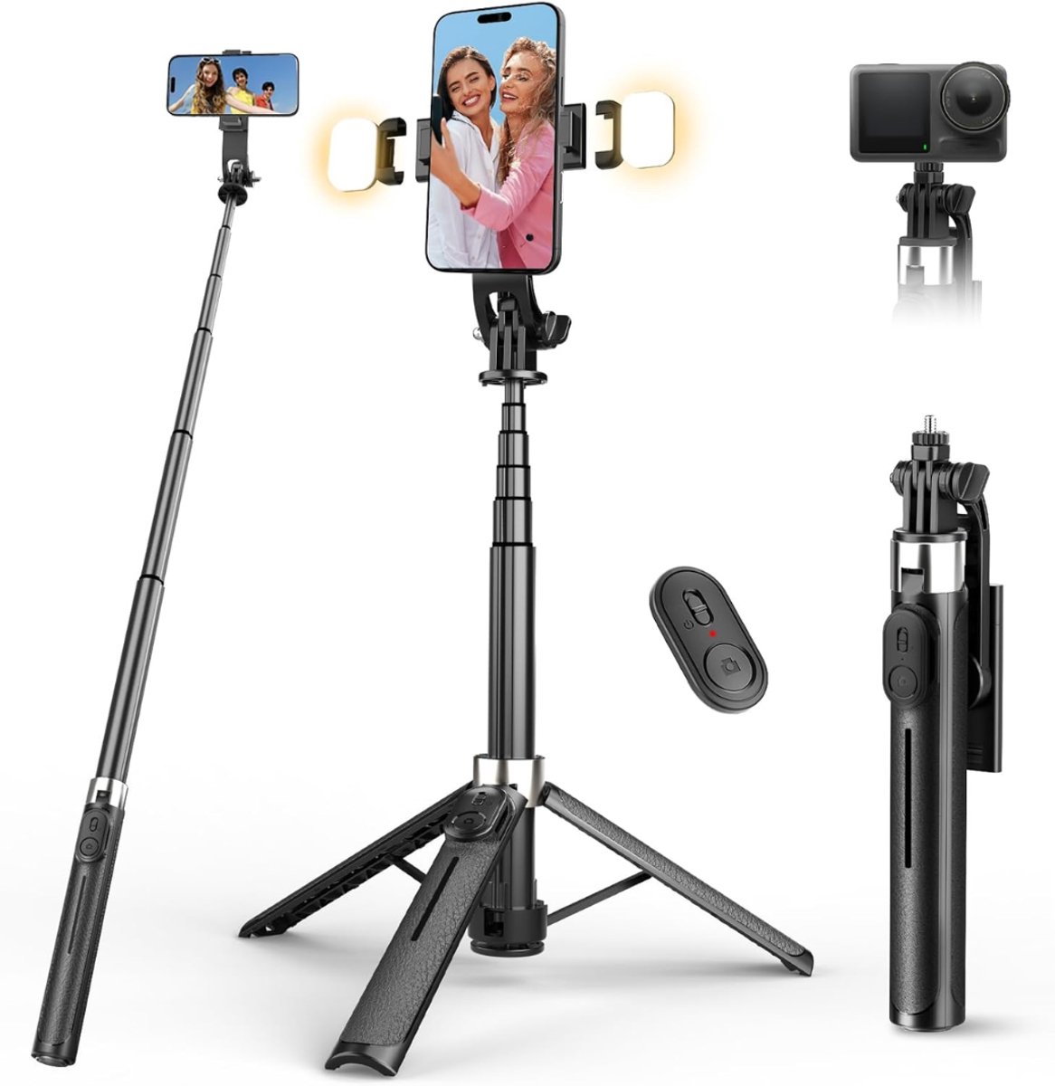 VLSelect®Selfiestick iphone - Tripod - Selfiestick - 110 CM