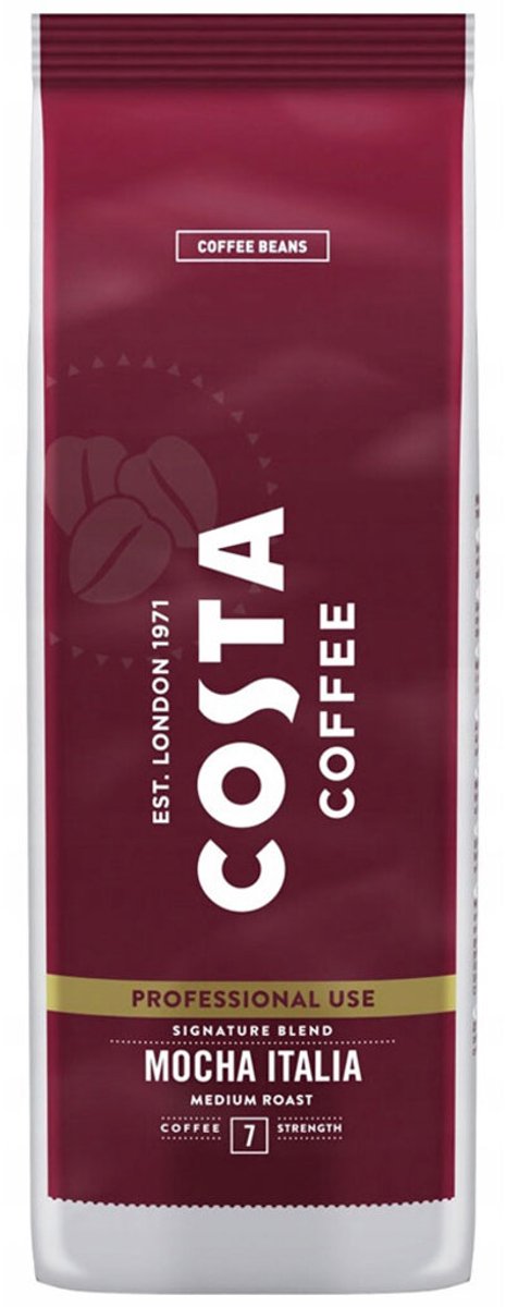 Costa Coffee Professional Mocha Italia Medium Roast - koffiebonen - 1 kilo