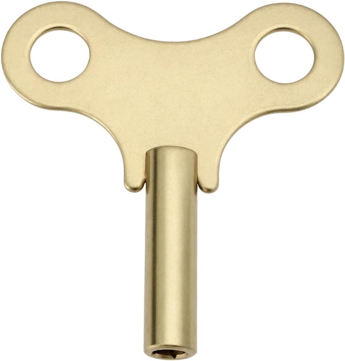 Klok Winding Key - Opwind sleutel Klok - Klokken Opwinden - Vierkant Gat 4mm - 55x52mm - Goud