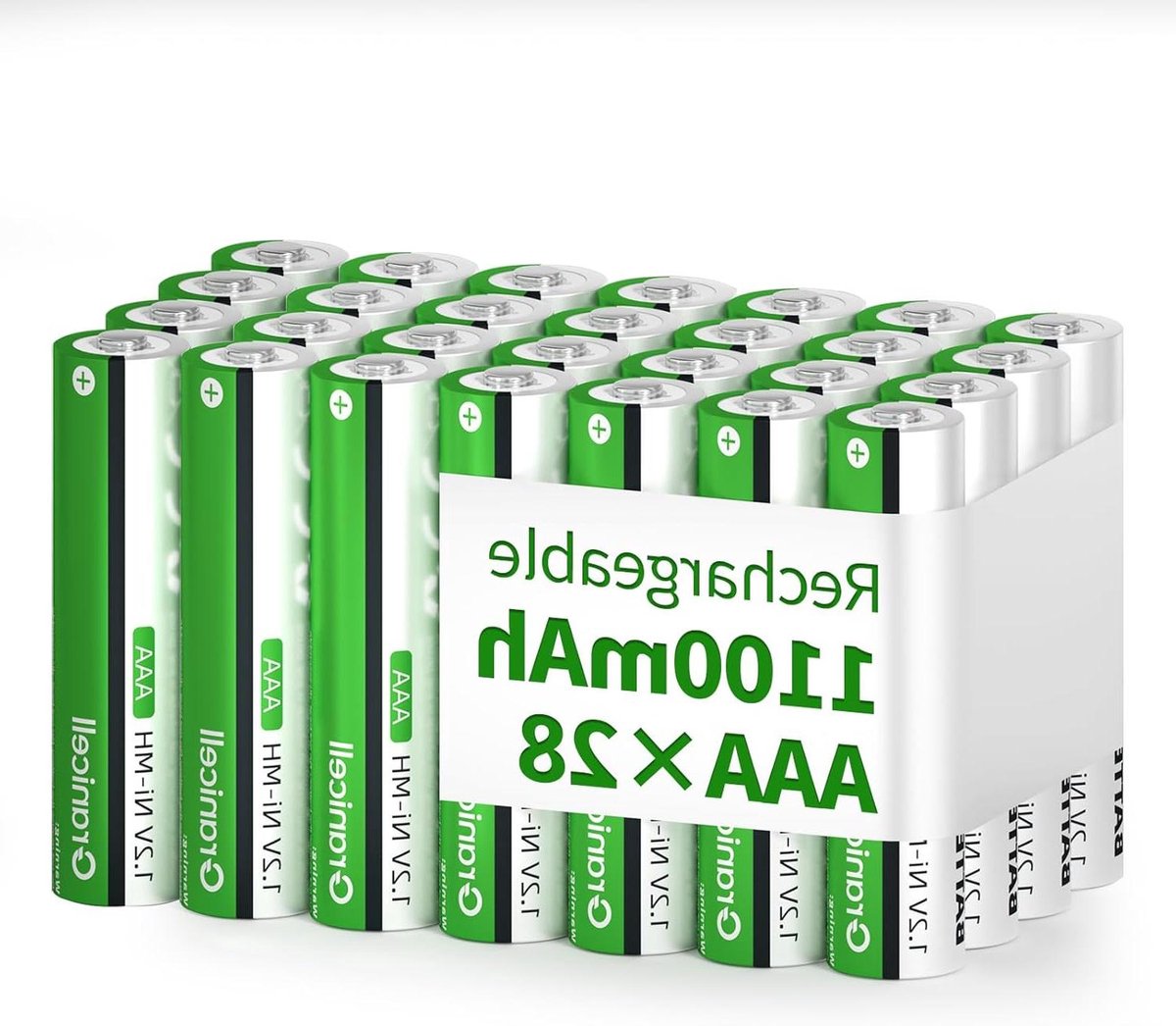 Oplaadbare AAA Batterijen - NiMH Accu's - Apparaten Voeden - Lage Zelfontlading - 1100 mAh - Niet van toepassing