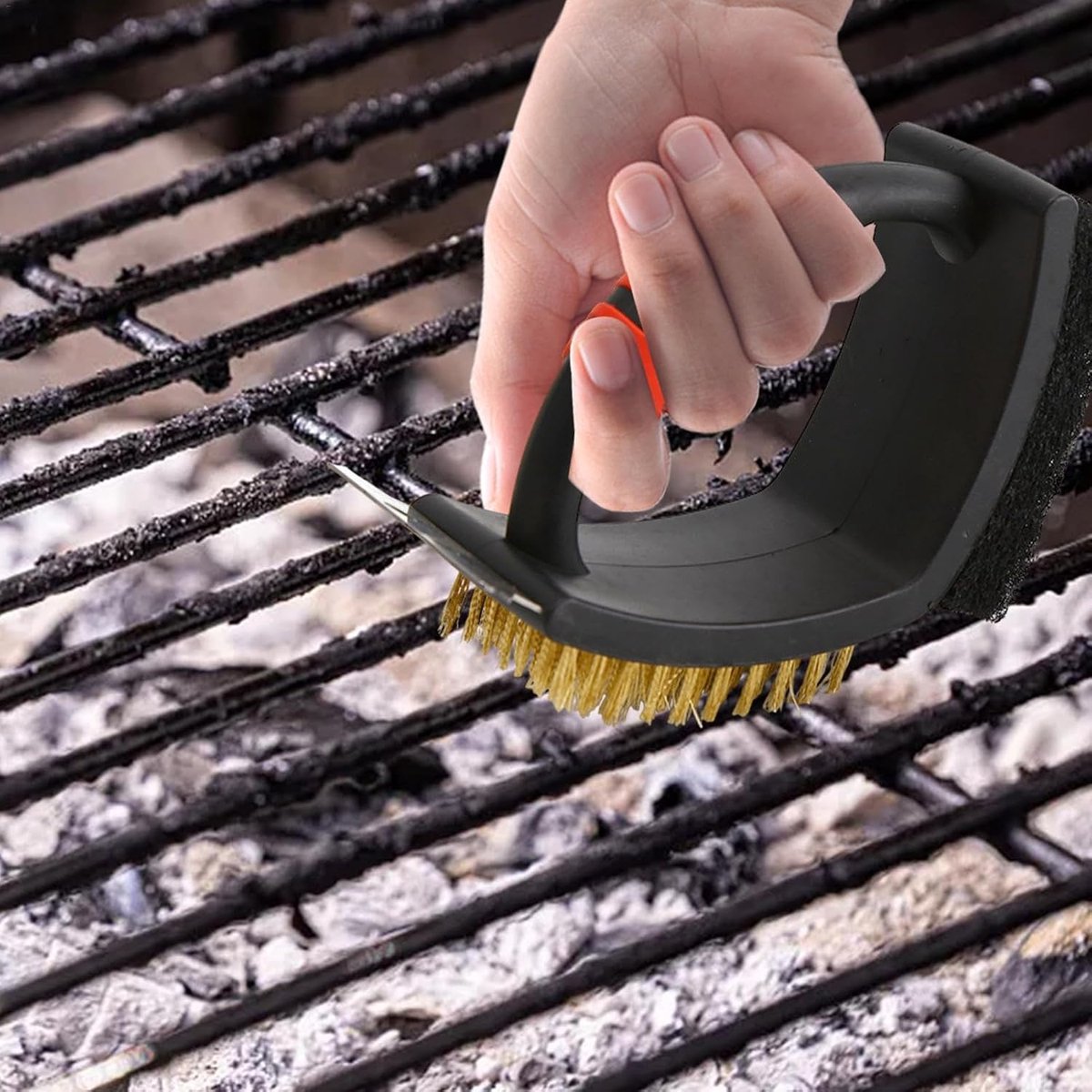 3-in-1 buitenborstel Geschikt voor het schoonmaken van de barbecue