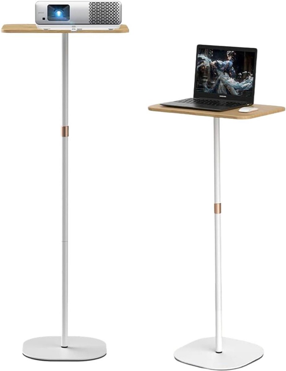 Verstelbaar Laptopbureau - Sta bureau Draagbaar - Comfortabel Werken - In Hoogte Verstelbaar - 45 cm ~ 100 cm - Zwart