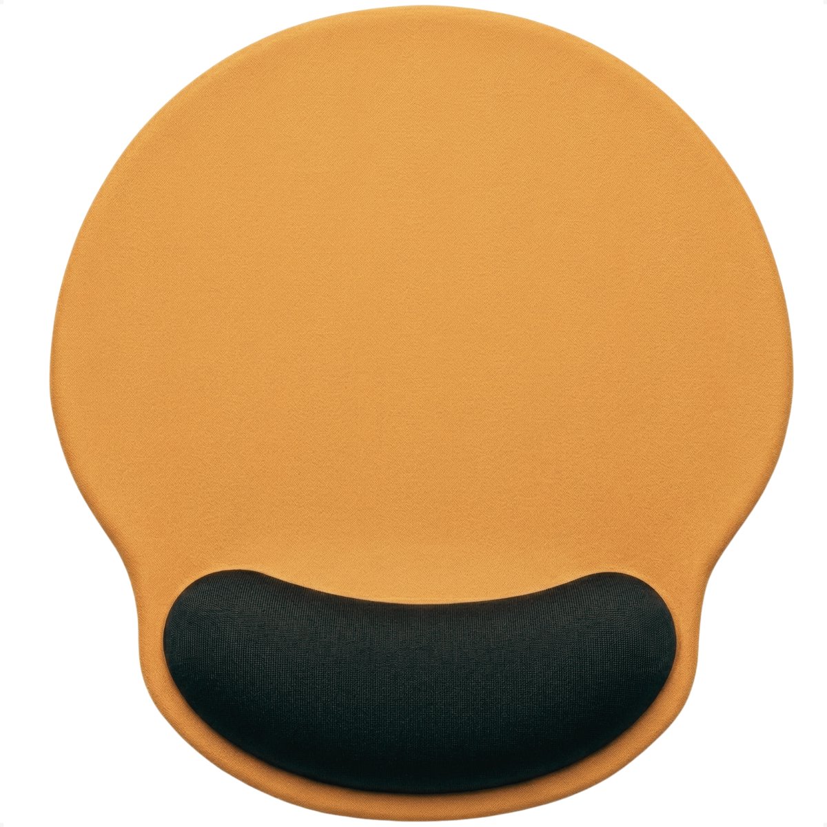 Techidna® - Ergonomische Muismat met Polssteun - Geel & Zwart - Gelkussen - Antislip - Compact