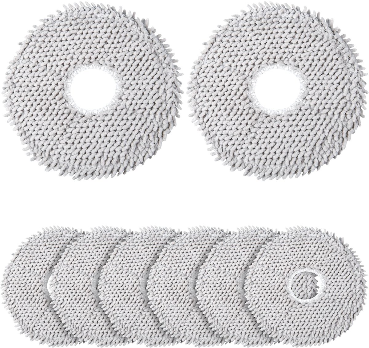 Cosensi - Mopdoeken voor Robotstofzuiger - Microvezel Mop Pads - 8 Stuks - Geschikt voor Xiaomi en Dreame - Hoogwaardige Accessoires - Ideaal voor ...