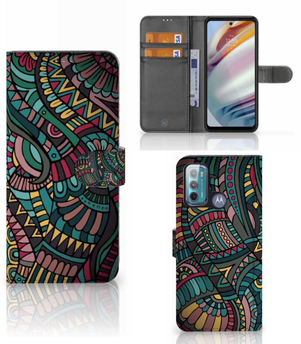 Motorola Moto G60 Telefoon Hoesje Aztec